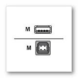 15' USB-a M/f Extension Cable