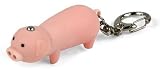 Pink PIG KEYCHAIN Key Ring Safety LED Light Finder Flashlight With OINKING sound