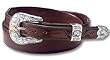 Vogt Bison Silver Buckle Belt