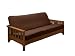 TexStyle Peachskin 1-Piece Zippered Futon Cover, Chocolate TexStyle Peachskin 1-Piece Zippered Futon Cover, Chocolate