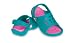 Apparel : Crocs Kids Scutes - Turquoise