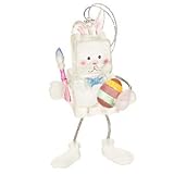 Easter Bunny Painting an Egg Ornament