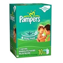 Pampers Baby Wipes Refills, Baby Fresh Scent, 770 Wipes