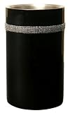 Lush Life Crystal Wine Cooler, Black