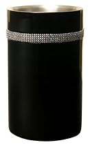 Lush Life Crystal Wine Cooler, Black
