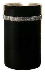 Lush Life Crystal Wine Cooler, Black
