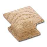 Amerock Woods 1 3/8' Square Cabinet Knob Unfinished Oak