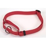 Coastal Pet No Slip Adjustable Nylon Dog Collar (Red, 14-20 Inch L x 3 4 Inch W)
