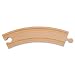 Melissa and Doug 6in Wooden Curved Train Track Set (6 Pack)
