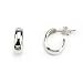Barse Sterling Silver Profile Hoop Earring, 1.5 cm