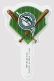 Miami Florida Marlins Plastic Cake or Cupcake Toppers (12 Pack)
