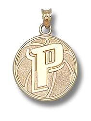 Detroit Pistons Basketball 3/4" Charm/Pendant -14K/10K, Stainless Steel or Gold Plated