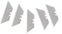 Advanced Tool Design Model  ATD-8533  Utility Knife Replacement Blades, 5/pkg.