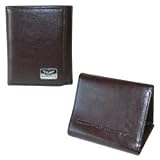 Corvette C5 Brown Tri-Fold Leather Wallet