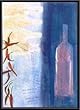Art Poster Metal Framed Print - Red Peppers - Artist: Emma Stanghon- Poster Size: 27 X 19