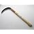 手打 雄鹿 青紙鋼 三日月 薄鎌 両刃 6寸 180mm かま カマ 送料無料