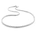 Bling Jewelry Silver Plated Cobblestone Chain Necklace