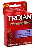 Trojan Duo Vibrating Ring Single Retail Box