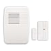 Heath Zenith SL-6168-D Wireless Plug-In Chime with Entry-Alert Sensor, White