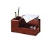Rolodex 1734648 An Elegant Warm Metropolitan Look. Desk Organizer, Mahogany