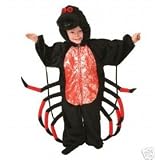 Plush Animal Costume Halloween Spider Toddler SM 2/4 yrs