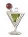 Solid Sterling Silver Appletini Charm