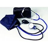 Self-Monitoring Home Blood Pressure Kit - With Attached Stethoscope - Cuff size 13 to 17