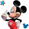 Disney Mickey Mouse Clubhouse - 41 Wall Decor Accent Stickers - Peel and Stick