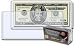 BCW 6.5 x 3 - Currency (Dollar Bill) Topload Holder - Pack of 25) - Currency and Coin Collecting Supplies