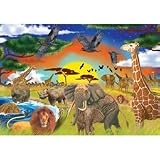 Melissa & Doug 0200 pc Safari Adventure Cardboard Jigsaw