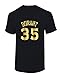 Tcamp Golden State Warriors Gold Print Kevin Durant Shirt Men's T-Shirt