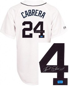 Miguel Cabrera Autographed Detroit Tigers Home Jersey