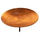 Burnt Copper Bird Bath