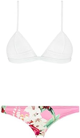 Women's Mix and Match Style Two Piece Halter Bikini Set Push-up Swimsuit