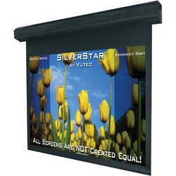 96 X 5 Lectric I 16:9 Motorized Projection Screen - 110 Diagonal, Hard Wired Optional Remote