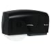 Kimberly-Clark Professional In-Sight 09608 Smoke Grey Coreless Twin Bath Tissue Dispenser