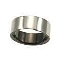 Kala-isbijoux- Herren Ring Geb�rstetem Edelstahl und Ruthenium - Breite 8 mm