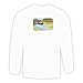 Long Sleeve T-shirt with mountains, nature, scenic, observing, airborne, Belgium, riv...