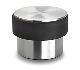 Blomus 68306 stainless steel door stop for heavy doors with anti-scratch base...