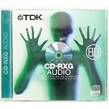 Electronics : TDK CDRXG80 CDR Audio 700 M B 5PK