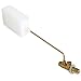 Robert Manufacturing RM150 Series Bobby Brass Valve Assembly with Stem and Polyethylene Float, 1/4" Compression, 9-7/8" Length, 125 psi Pressure