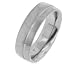 Mens Solar Flare Titanium Wedding Band Ring (Size 11)