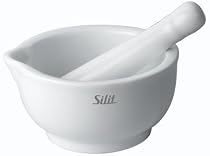 Silit Mörser Porzellan weiß 10 cm Ø