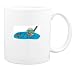 Mug with man, body, individuals, individual, wildlife, humans, gun, person, water, hunting, human, persons, water-skiing, people, turtle, hunter