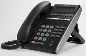 NEC DTL-6DE-1 (BK) - DT310 - 6 Button Display Digital Phone Black ~ Stock# 680001 NEW