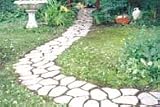 cement patio molds-Random Cobblestone Mold On Sale