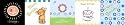 2.75x2.75 "Happy Birthday" Designer Quality Greeting Card 50 Pack (Perfect as Gift Tags or Notes) in 5 Different Designs