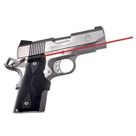 Crimson Trace Corporation Hi-Brite Laser Grip 1911 Officer's Defender Wood - Sights Lasers by 