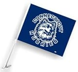 Connecticut Huskies Car Flag