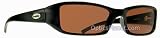 Bolle Dirty 8 Hottie Sunglasses - Shiny Black Frame, Polarized Sandstone Lens 10249 by 